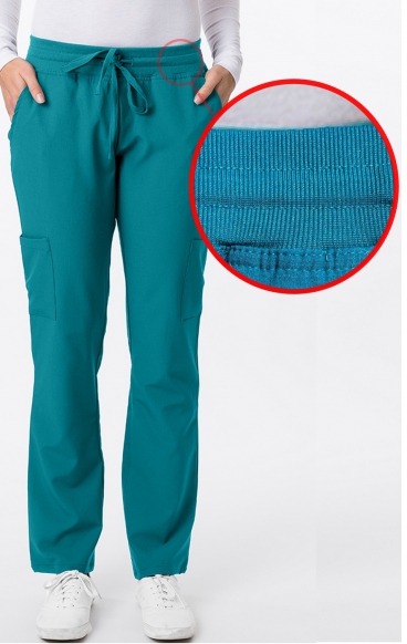 *FINAL SALE 2200 4Flex Modern Straight Leg Cargo Scrub Pants by Greentown