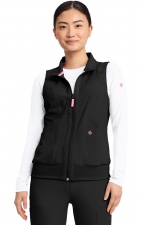 MC500 AMP 4 Pocket Zip Front Vest with Removable Hood by Med Couture