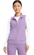 MC500 AMP 4 Pocket Zip Front Vest with Removable Hood by Med Couture