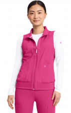 MC500 AMP 4 Pocket Zip Front Vest with Removable Hood by Med Couture