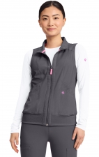 MC500 AMP 4 Pocket Zip Front Vest with Removable Hood by Med Couture