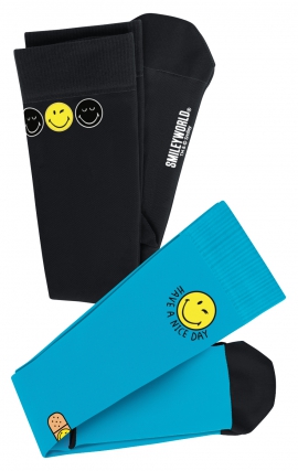 SA179 koi Smiley World 2-Pack Compression Socks - Have A Nice Day