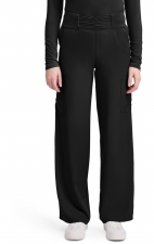 MC011 Insight Pantalon Jambe Large avec Taille Froncé et 5 Poches par Med Couture