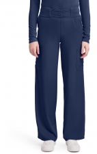 MC011 Insight Pantalon Jambe Large avec Taille Froncé et 5 Poches par Med Couture