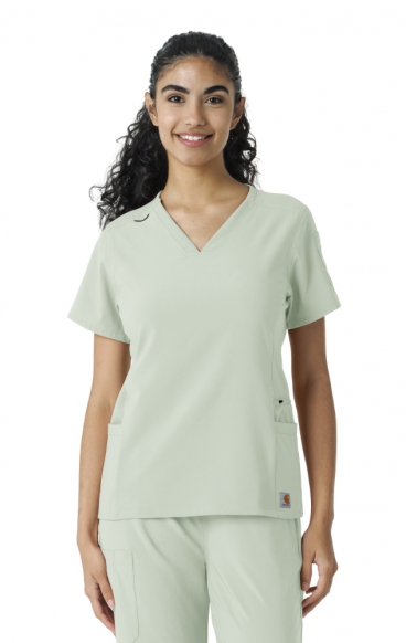 *FINAL SALE L C13310 Carhartt Force Cross-Flex Knit Panel Scrub Top *FINAL SALE L C13310 Carhartt Force Cross-Flex Knit Panel Scrub Top
