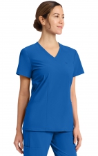 IN647A Pursuit 2 Pocket V-Neck Top by Infinity