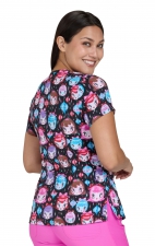 384PRA koi Artist Series Leslie Print Top - Dolly Ornaments
