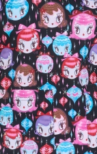 384PRA koi Artist Series Leslie Print Top - Dolly Ornaments