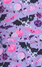 384PRA koi Artist Series Leslie Print Top - Vampire Bat Dolly