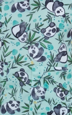 384PRA koi Artist Series Leslie Print Top - Pandas