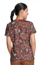 384PRA koi Artist Series Leslie Print Top - Solar Surprise