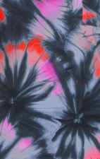 1093PR koi Basics Haut Imprimé Ari avec Encolure Fendue - Flower Swirl