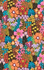 1093PRA koi Basics Artist Series Haut Imprimé Ari avec Encolure Fendue - Flower Bug