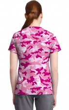 MC632 Med Couture V-Neck Print Top - Fierce Fighter