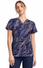 DK667 Haut Imprimé à 4 Poches par Dickies - Watercolor Feather