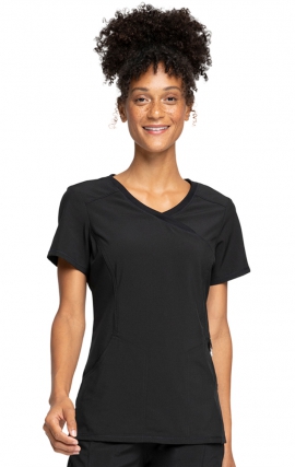 Top Mock Wrap - Cherokee Infinity - Antimicrobien