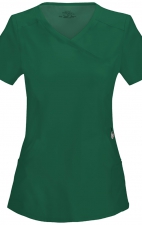 Mock Wrap Top - Cherokee Infinity - Antimicrobial