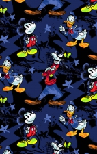 TF788 Tooniforms Haut Imprimer pour Hommes avec 2 Poches par Cherokee Uniforms - Mickey Bro Time