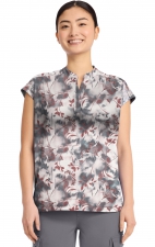 HH912 Healing Hands Quest Journey Print Top - Floating Botanical