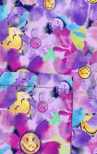 S102PR Smiley World Adoring Print Top by koi - Happy Daze