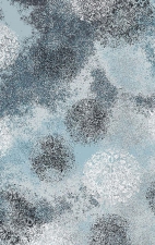 HH910 Healing Hands Amanda Haut Imprimer à Col en V avec Ruban Grosgrain - Moody Dots