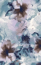 HH911 Ivy 3 Pocket Print Top by Healing Hands - Underwater Blooms
