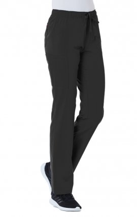9726 Red Panda Pantalon Cargo à Taille Élastique pour Femmes par Maevn