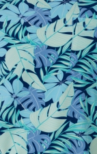 6467 WINK Haut Imprimer pour Border à Col en V avec Poche au Poitrine - Breezy Palms