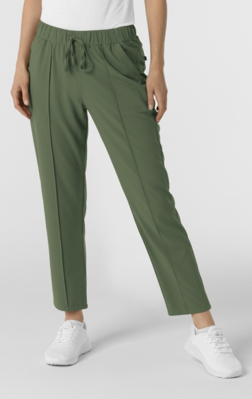 5154 Renew Pantalon Jambe Courte et Droite avec Details Pinktuck par WINK