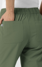 5154 Renew Pantalon Jambe Courte et Droite avec Details Pinktuck par WINK