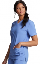 DK619 Dickies EDS Essentials Haut Unisexe à Col en V avec 2 Poches