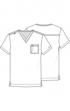 WW625 Workwear Revolution Haut Unisexe à Col en V Essential de Cherokee