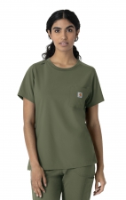 C13510 Carhartt Force Cross-Flex Haut à Col Rond