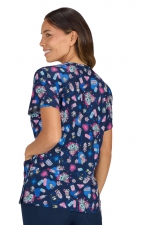 384TKD koi Basics Leslie tokidoki Print Top - Check Up