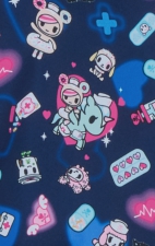 384TKD koi Basics Leslie tokidoki Print Top - Check Up