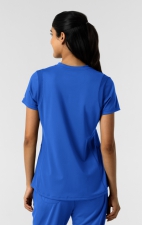 6559 Renew Knit Flex-n-Reach 2 Pocket V-Neck Top by WINK