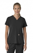 C13210 Carhartt Force Cross-Flex Haut avec Panneaux Extensibles pour Femmes