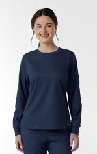 6551 Boundless Crew Neck Long Sleeve Top by WINK