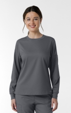 6551 Boundless Crew Neck Long Sleeve Top by WINK