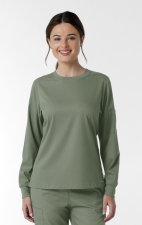 6551 Boundless Crew Neck Long Sleeve Top by WINK