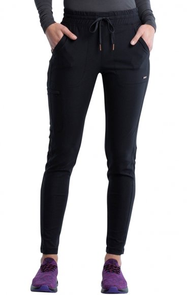 *VENTE FINALE M CK095T TALL Pantalon taille moyenne à jambe fuselée et cordon de serrage - Cherokee Form *VENTE FINALE M CK095T TALL Pantalon taille moyenne à jambe fuselée et cordon de serrage - Cherokee Form