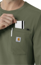 C13610 Carhartt Force Cross-Flex Haut à Manches Longues pour Hommes