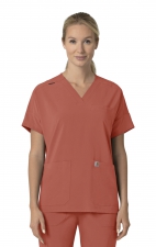 C13110 Carhartt Force Cross-Flex Women's Modern Oversized V-Neck Top