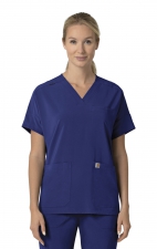 C13110 Carhartt Force Cross-Flex Women's Modern Oversized V-Neck Top