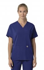 C13110 Carhartt Force Cross-Flex Haut à Coupe Carrée Moderne pour Femmes