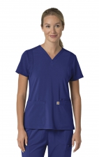 C13210 Carhartt Force Cross-Flex Flex Panel V-Neck Women's Top