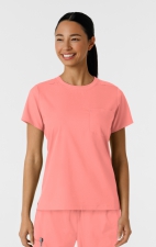 6451 Boundless Haut T-Shirt Classique à Col Rond par WINK