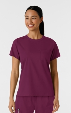 6451 Boundless Haut T-Shirt Classique à Col Rond par WINK