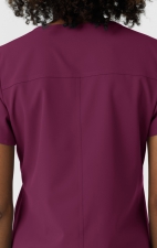 6180 Nürtur Front Seam V-Neck Top by WINK