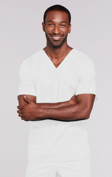 *VENTE FINALE 2XL 4725 Workwear Core Stretch Haut à Col en V Unisexe avec 4 Poches par Cherokee *VENTE FINALE 2XL 4725 Workwear Core Stretch Haut à Col en V Unisexe avec 4 Poches par Cherokee